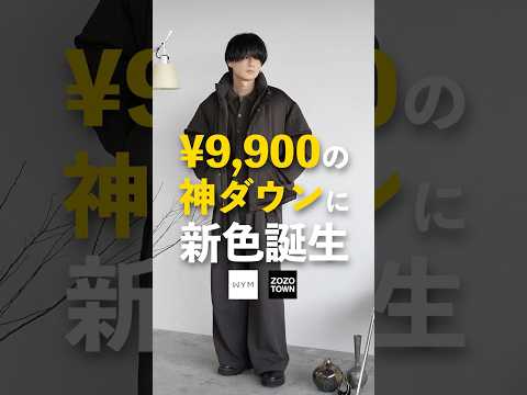 【ZOZOで買える】¥9,900神ダウンが最高すぎる!! サムネイル