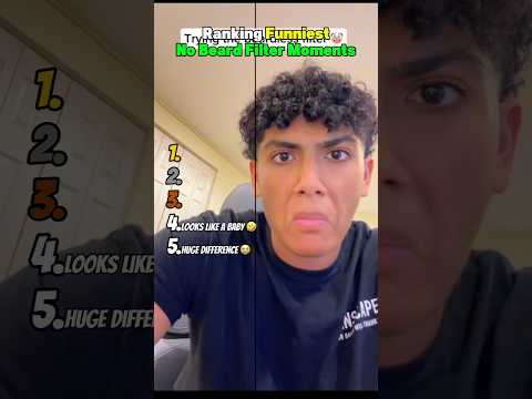 Ranking Funniest No Beard Filter Moments 😂 サムネイル