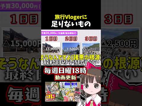 旅行Vlogerに足りないもの サムネイル