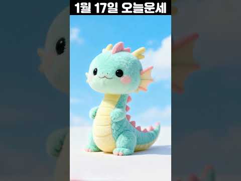 1월 17일 띠별 운세 코디색상 좋은위치 [30초운세]  🎃✨ 오늘의운세 띠별운세 행운숫자 행운색깔 운세