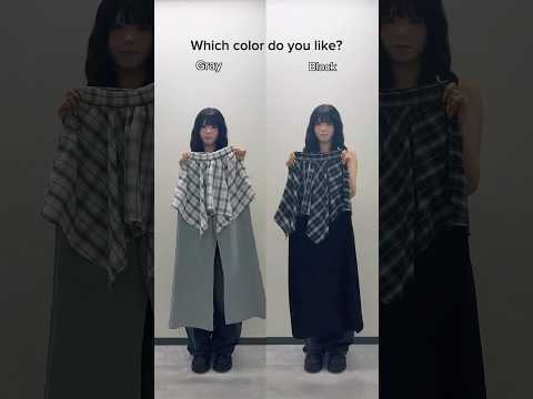 【あなたはどっち派？】グレー派🩶？ブラック派🖤？shorts fashion wego ウィゴー outfit 韓国フ… サムネイル