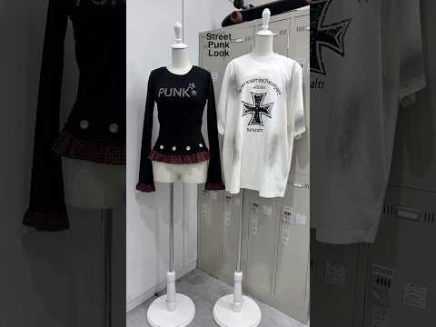 【Street Punk Look🎱】どっちのコーデが好き？shorts fashion wego outfit 韓国…