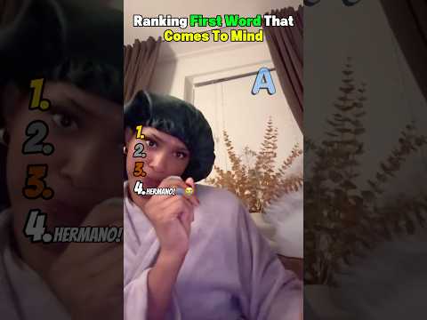 Ranking First Word That Comes To Mind 😂 サムネイル