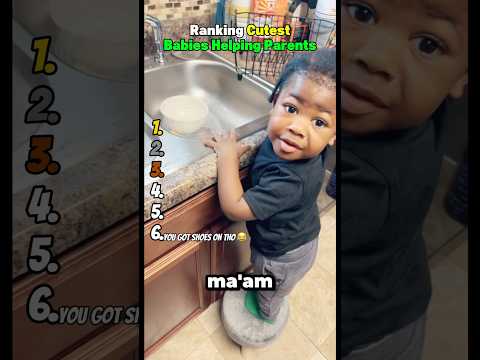 Ranking Cutest Babies Helping Parents 😂 サムネイル