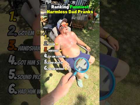 Ranking Funniest Harmless Dad Pranks 😂 サムネイル