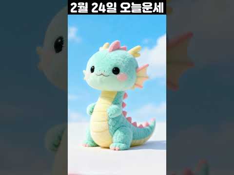 2월 24일 띠별 운세 코디색상 좋은위치 [30초운세]  🎃✨ 오늘의운세 띠별운세 행운숫자 행운색깔 운세 サムネイル