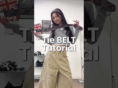 【ネクタイアレンジ👔✨】ベルトにする方法🪄💫shorts fashion wego outfit tie fashio… サムネイル