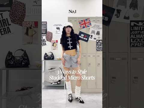 【ショートパンツ着回し3選🩶】参考にしてみてね👀shorts fashion wego outfit 韓国ファッション…