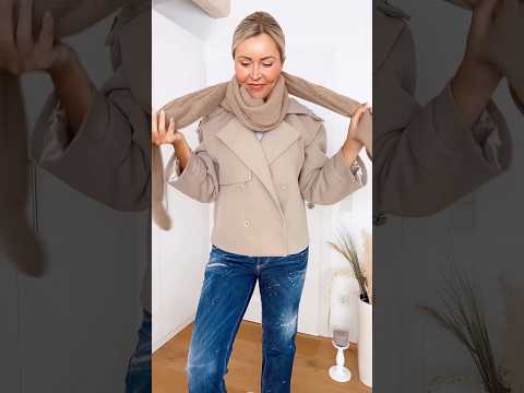 How to Style a scarf 🧣 ootdguide ootd outfitconsira fashion… サムネイル