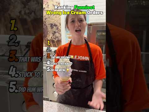 Ranking Funniest Wrong Ice Cream Orders 😂 サムネイル