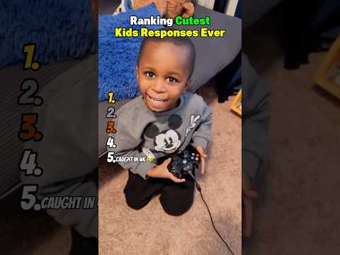 Ranking Cutest Kids Responses Ever 😂