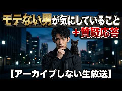 【無意味】モテない男が気にしていること＋質疑【アーカイブしない生放送】 サムネイル