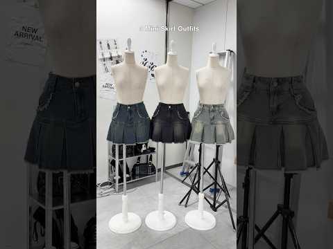 【ミニスカートコーデ3選⛓️🩶】どのコーデが好き？shorts fashion wego outfit 韓国ファッショ… サムネイル