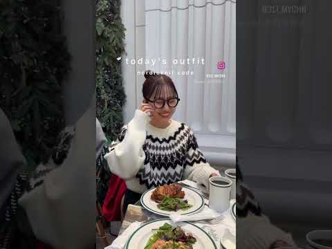 冬の空気に合うニットコーデ🧶🤍 サムネイル