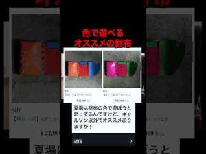 トレンド創作動画 | 色で遊べるオススメの財布3選！ #ファッション #財布 #shorts【YouTubeおすすめ】